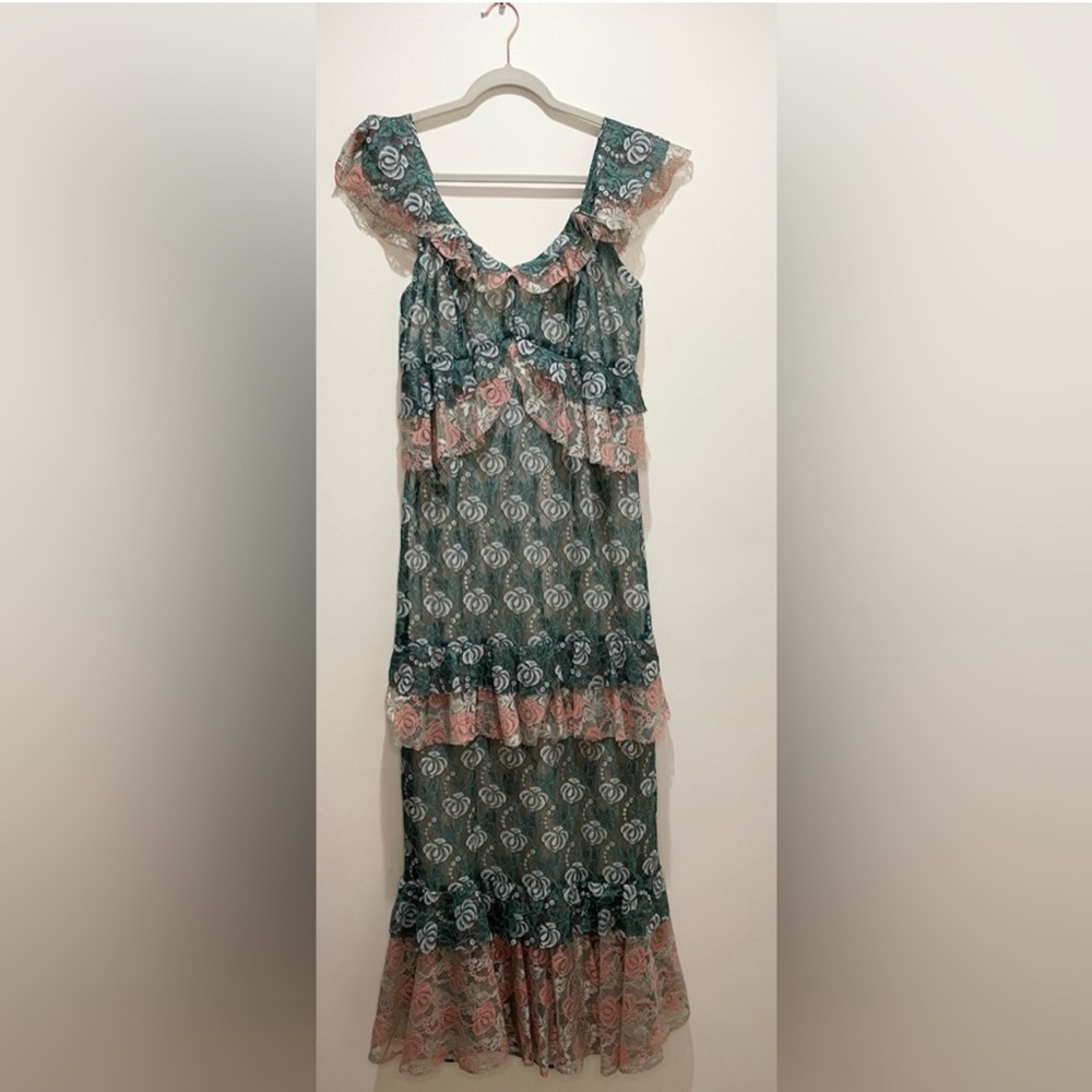 SugarLips Loni Lace Maxi Dress Size L